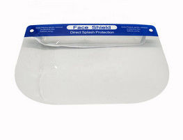 Comfortable Disposable Face Shield PET Anti Splash Environment Friendly