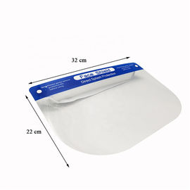 Disposable Protective Face Shield Adjustable Velcro Band For Eye Glasses