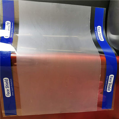180mic Anti Fog Plastic Transparent PET Film For Face Shield